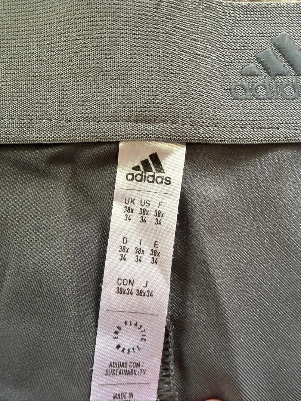 adidas Men’s Black & Gray Athletic Joggers Pack $100 for all 5 pair